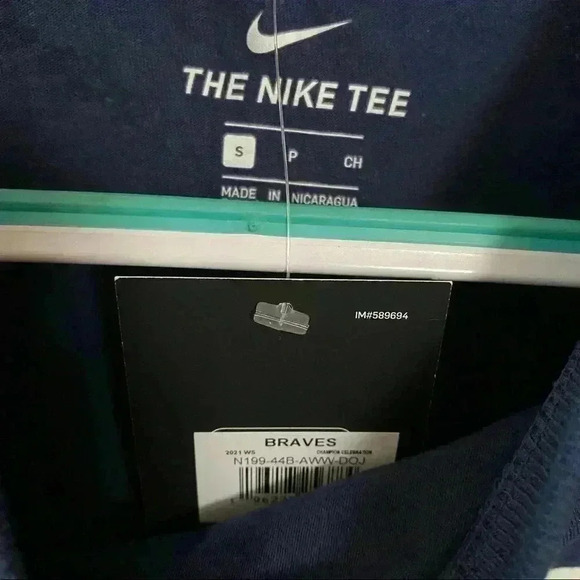 Braves Champions Navy Shirt World Series NWT - Picture 3 of 4